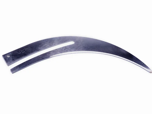 Spaltkeil Groesse 450, Dicke 3,6 mm, Metall, Langloch; ideal zum Anzeichnen gleichmässiger Kurven bei Holzbearbeitung.