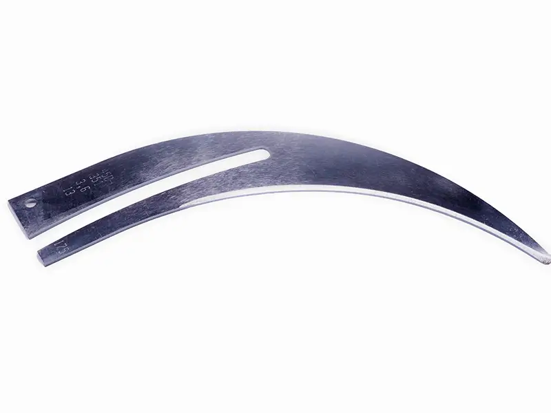 Spaltkeil Groesse 450, Dicke 3,6 mm, Metall, Langloch; ideal zum Anzeichnen gleichmässiger Kurven bei Holzbearbeitung.