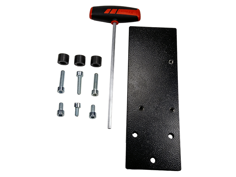 Suvamatic-Set 14456 Martin T53 (1990) mit schwarzer Anschlussplatte, Abstandshaltern, Schrauben u. Muttern auf Weiss.