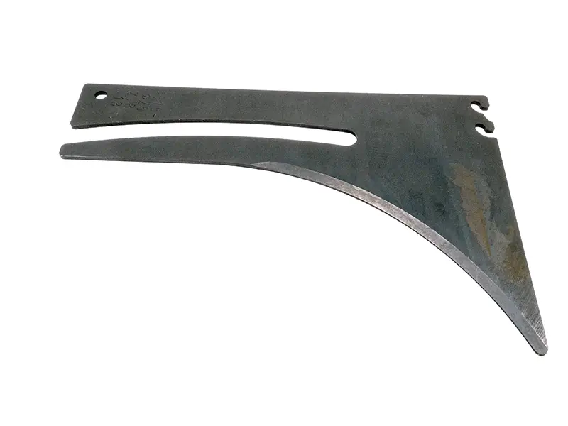 Spaltkeil 2,8/ø250–315 mit Schlitz 13, gebogen: Einstellwerkzeug für die Schutzvorrichtung einer Kreissäge in der Holzbearbeitung.
