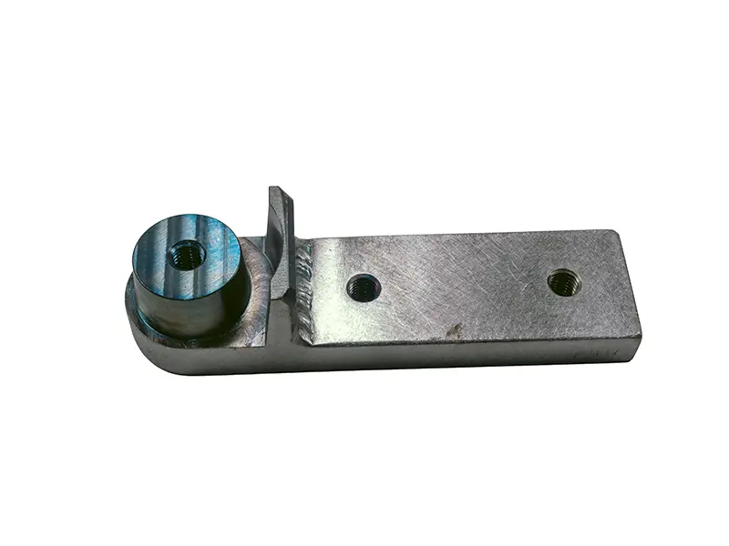Metallisches Anschlussstück, komplett 29264, mit zylindrischem Element und Gewindebohrungen, ideal für sichere Schutzeinrichtungen.